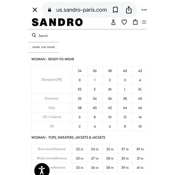 Sandro Paris Irene Polo Cream/Red Collared Dress in Size 40/8 - Picture 3 of 16